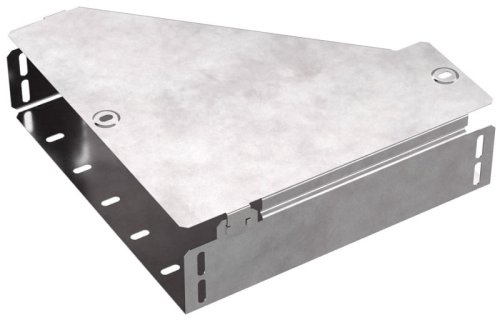 Переходник правый для лотка с крышкой Промрукав Стандарт 300х100х80 фото Переходник правый для лотка с крышкой Промрукав Стандарт 300х100х80 картинка